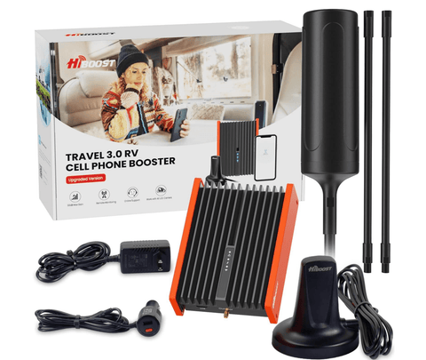 HiBoost Travel 3.0 RV Cell Phone Signal Booster | C30G-5S-BTW-RV