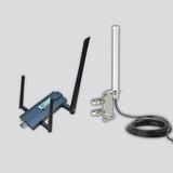 ALFA WiFi CampPro 4 (Nano Duo) 2024 Version Dual Band Signal Repeater / Booster / Amplifier / Range Extender for RVs and Marinas