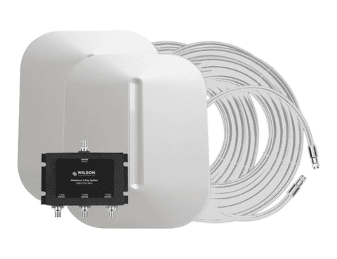 2 Std. Panel Antennas Extension Kit with White Cables (75 Ohm)