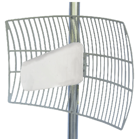 AFCALG0727G12NFS7 - 12 dBi Log Periodic/ Yagi Antenna with Metal Reflector Grid (50 Ohm)