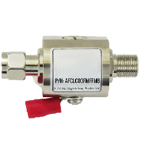 AFCLC03FMFFM8 - Lightning Surge Protector (75 Ohm) - F-Male to F-Female