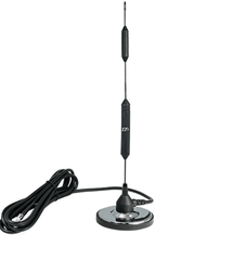 Auto Cell Antenna, 3.25" Mag. Base, 14" Tall, 11 ft. Cab., MCT Connector