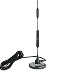 Automotive Cellular Antenna, 3.25" Mag. Base, 14" Tall, 18 ft. Cab., MCT Connector