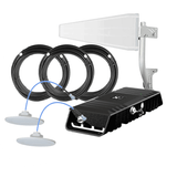 Sprint New T-Mobile Cel-Fi GO X 2 Omni Interior Antennae, and Directional Exterior Antenna Home Office Building Cell Phone Signal Booster