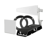 Verizon Cel-Fi GO X 1 Interior Directional Antenna, and Exterior Yagi Antenna Kitted Home Office Building Cell Phone Signal Booster Kit