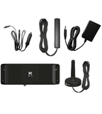 Cel-Fi GO+ Amplifier with AC & DC Power Supplies and Exterior Vehicle Magnet Mount Antenna and Interior Patch Antenna with 13 feet cable.