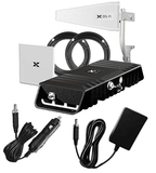 Cel-Fi GO+ Amplifier with AC & DC Power Supplies (GO PLUS) and Interior Home or Building Inside 1 Panel Antenna.