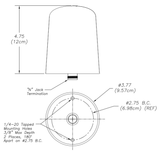 WiFi 4G LTE 5G Antenna 420 MHz to 6000 Mhz / 6 GHz