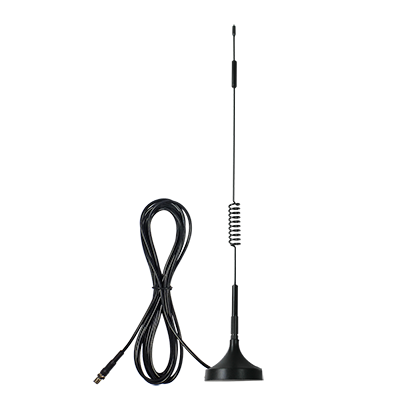 Vehicle Magnet Antenna, 12 in., Wideband 698-2700 MHz