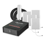 SureCall Force8 5G Signal Booster with Exterior Omni Antenna with FOUR Interior PANEL Antennae