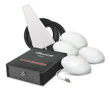 SureCall Force8 5G Signal Booster with Exterior Yagi Antenna with FOUR Interior ULTRA THIN Dome Antennae