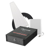 SureCall Force8 5G Signal Booster with Exterior Yagi Antenna with ONE Interior PANEL Antenna