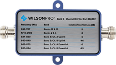Channelized Filter to Block Band 5 Channel B (75 Ohm) | WilsonPro 860002 by Wilson Electronics / weBoost