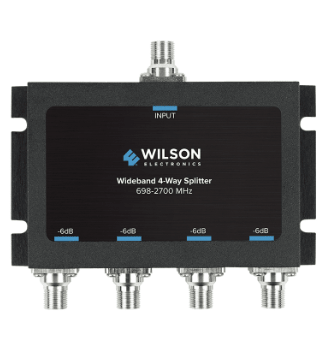 Four Way Splitter (75 Ohm) with F-Female Connector weBoost 850036 WilsonPro