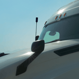 Installed Truck Antenna with weBoost Drive Reach OTR Cell Signal Booster