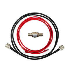 Lightning Surge Suppressor (50 Ohm) + 5 Ft. Cable + Ground Copper Wire