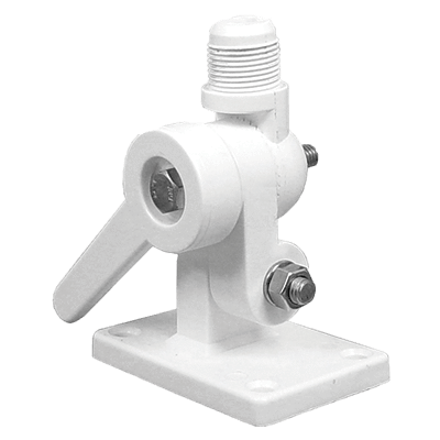 Marine Antenna Mount adjustment and cinching arms