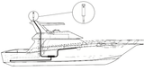 Marine Cell Phone Signal Booster Antenna Installation Diagram