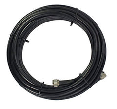 10' SureCall 400 Coaxial Cable with N-Male Connectors (Black Ten Feet Coax Cables)