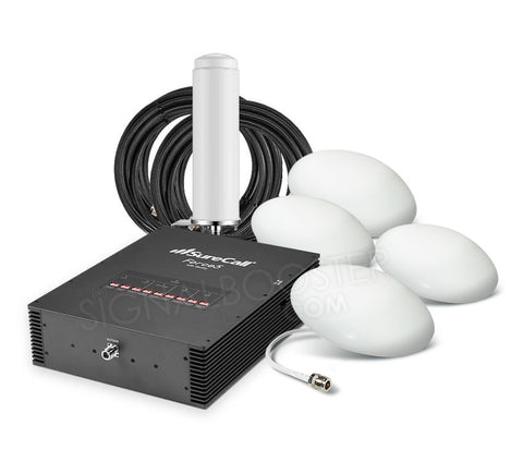 SureCall Force5 2.0 w/ Ultra Thin Dome & Plenum Cable Option (USA)