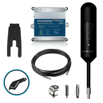 SmoothTalker RV X6 Xtube Pro w/CLA 50dB or 55dB Extreme Power RV/Motorhome Kits With X Tube Omni High Gain Antenna