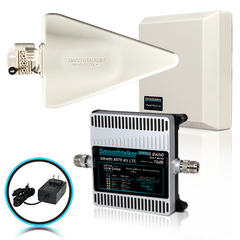 SmoothTalker Extreme Power Stealth X6 72 or 70 dB 14,000 Ft² 3G 4G LTE 6 Band Building Signal Booster w/ Yagi & Panel High Gain Directional Antennas