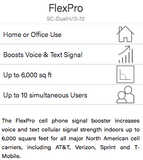 SureCall 3G FlexPro 72 dB Yagi/ Panel For Homes up to 6000 Sq. Ft.