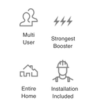Whole Home Strongest Signal Booster, Installation Included.