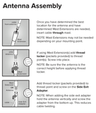 weBoost Drive 4G-M OTR Truck Antenna Assembly