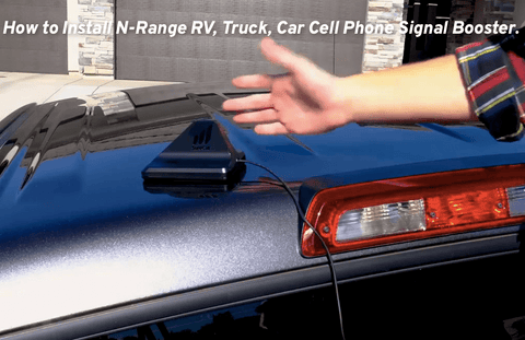 How to install RV, Truck, Car N-Range Cell Phone Signal Booster