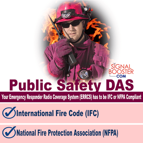 Public Safety DAS has to be IFC or NFPA Compliant