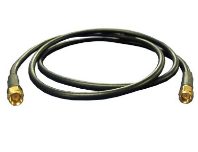 25 ft. RG6 Cable with SMA Male to SMA Male Connectors (Black) | 950625
