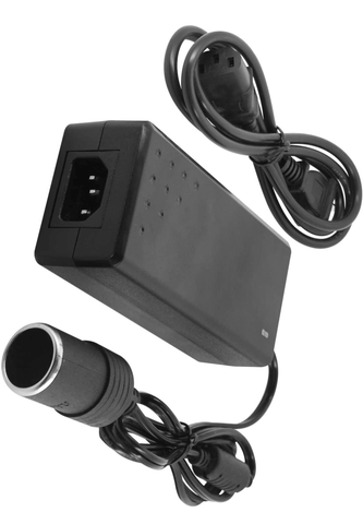 110-220V AC 12V Converter w/Car Adapter Socket (8.5 Amp / 8500 mA)