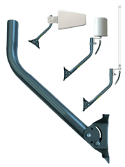 19" Fully Adjustable J-Pipe Pole Mount to Install Antenna