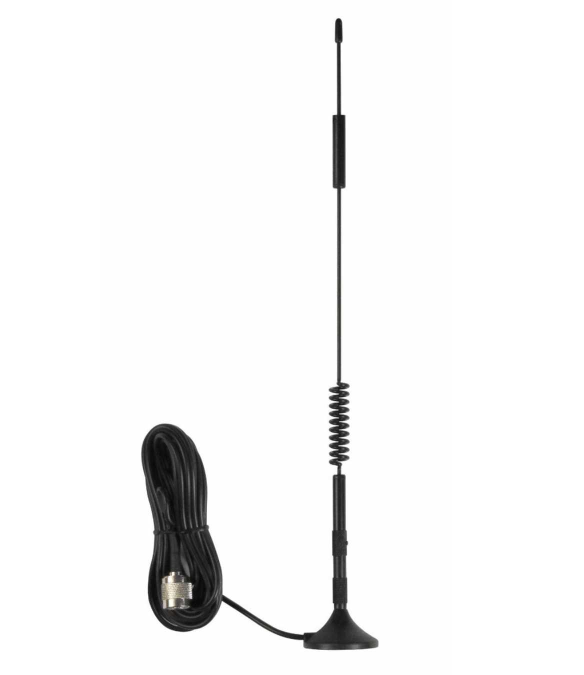 1 Ft. Magnet Antenna (50 Ohm) for Vehicles (SMA-Male) + Adhesive Disk 