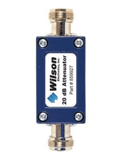 20dB Attenuator with N-Fem. Connectors | weBoost 859927 by Wilson Electronics / WilsonPro