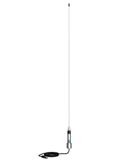 3 Ft. FM/AM Radio Antenna (Chrome) for Vehicles (Truck / RV / Marine)