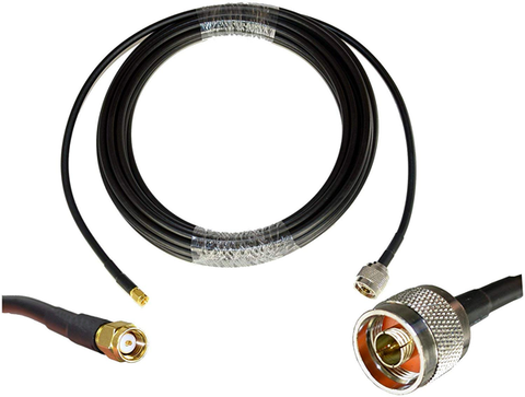 50 Ohm Coaxial Cable with SMA-Male and N-Male Connector