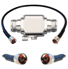 50 Ohm Lightning Surge Protector with 2 ft. Patch Jumper Cable