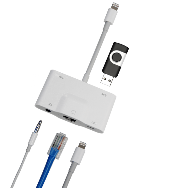 in Lightning to Ethernet Adapter (Apple iPhone to RJ45,