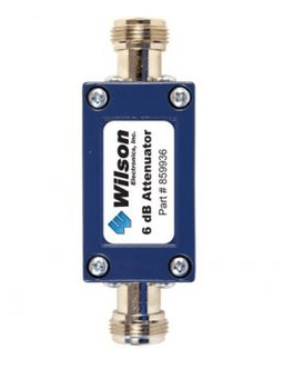 6dB Attenuator with N-Fem. Connectors | weBoost 859936 by Wilson Electronics / WilsonPro