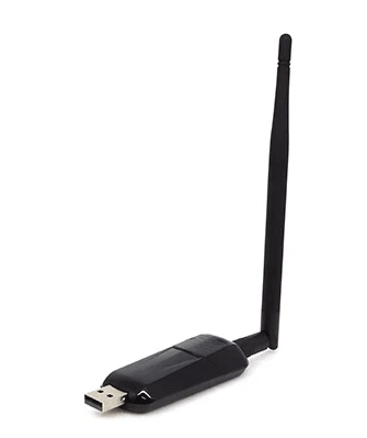 USB Wi-Fi adapter 802.11n Wireless-N 2.4 GHz w/5 dBi Gain Antenna