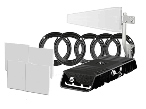 us cellular booster box Cel-Fi GO X Home/ Office Kit for US Cellular, Yagi Outside & 3 Panel Inside + Free Bonus Parts!