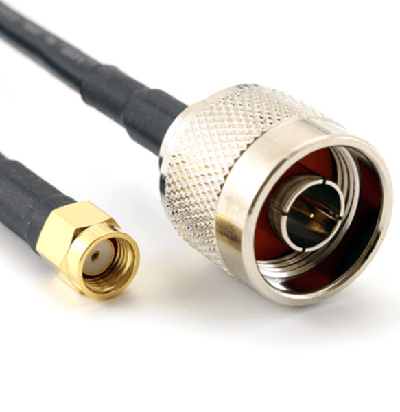 RP-SMA Male To RP-SMA Male Coaxial RF Pigtail Cable – USA-CA LMR195 Style – Unbranded