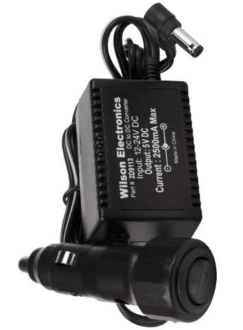 DC/DC 5V/2.5A Power Supply with Inline Regulator | weBoost 859113 by Wilson Electronics / WilsonPro