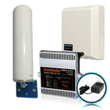 F-Connector SmoothTalker Stealth X6 65dB Extreme Power Building Booster With Directional Panel And Omni Tube Antenna