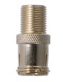 F-Female to F-Male Adapter / Connector (Gold Plated)