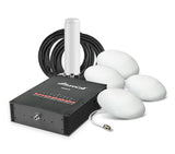 SureCall Force8 5G Signal Booster with Exterior Omni Antenna with FOUR Interior ULTRA THIN Dome Antennae