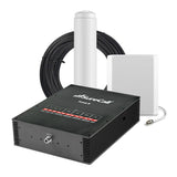 SureCall Force8 5G Signal Booster with Exterior Omni Antenna with ONE Interior PANEL Antenna