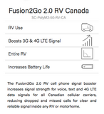 SureCall Fusion2Go 2.0 RV Canada 3G, 4G, LTE Signal Booster
